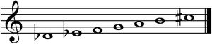 Tone scale b