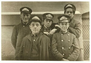 A few of the messengers Western Union, Hartford, Conn 1909