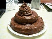 Poop cake