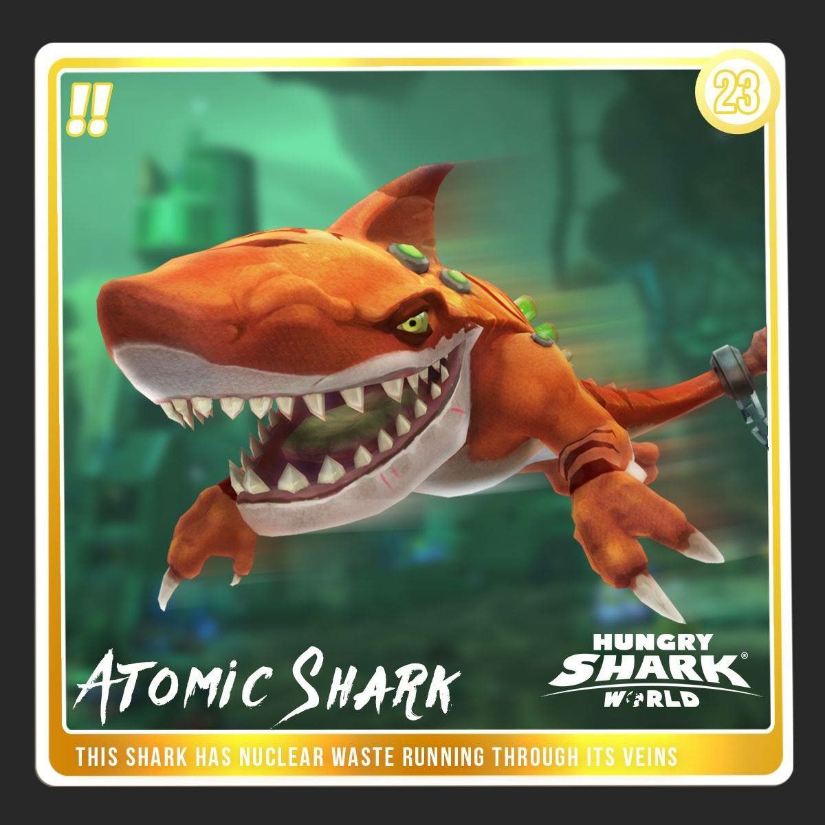Atomic Shark | Hungry Shark Wiki | Fandom