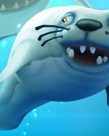 Seal Pup Hungry Shark Wiki Fandom - roblox adventures shark attack killing the megalodon