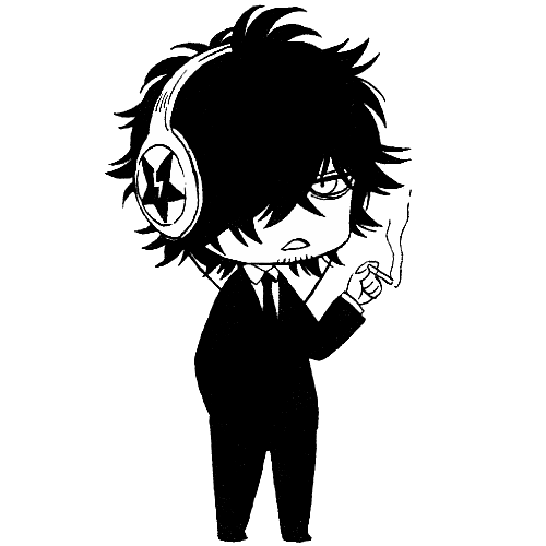 boy chibi stencils