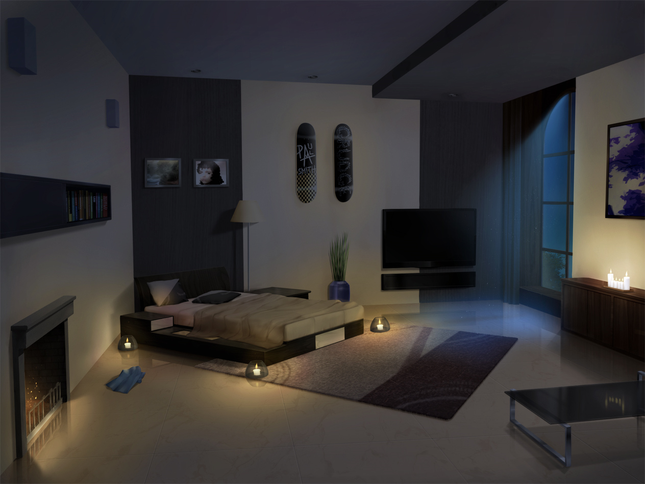 Image My Bedroom Night Png Huniepop Wiki Fandom Ed By Wikia My Bedroom Night Png