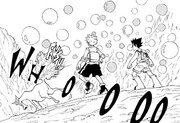 Chap 136 - Gon and Killua encountering a Bubble Horse