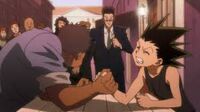 Gon faisant un effort
