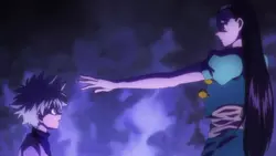 Killua ante ilumi