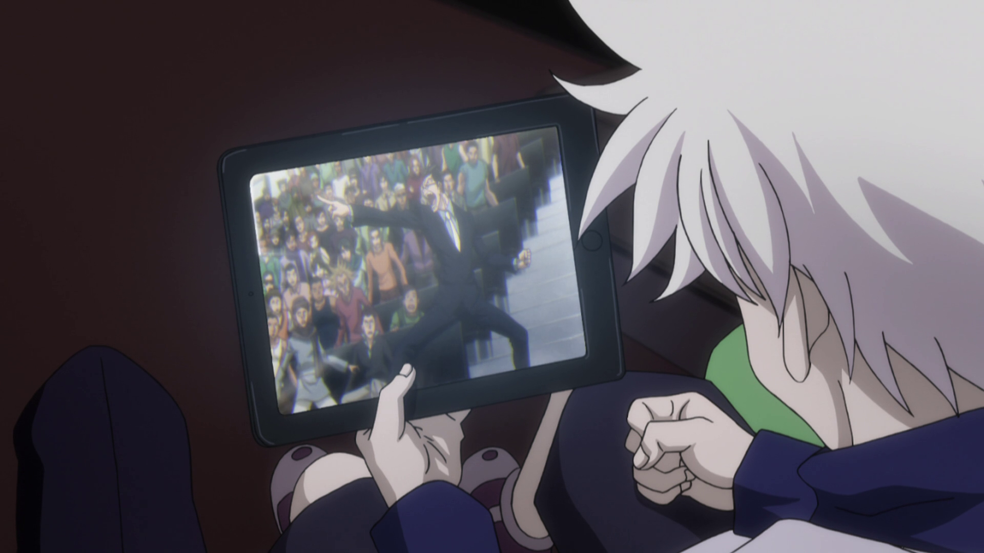 Image result for hunter x hunter watching tv