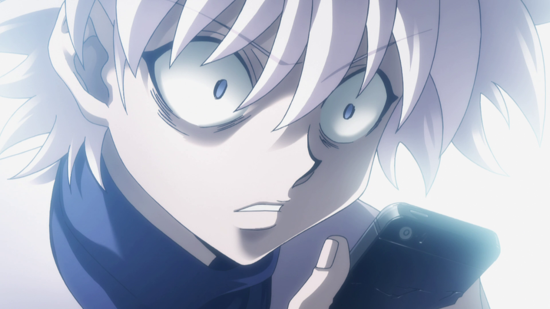 Killua resists fire, anime, cs, gon, hisoka, hunter x hunter, hxh, iphone,  kirua, HD phone wallpaper