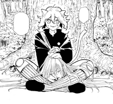 Chap 199 - Neferpitou holds Kite's head