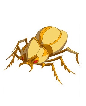 Gold Scarabese