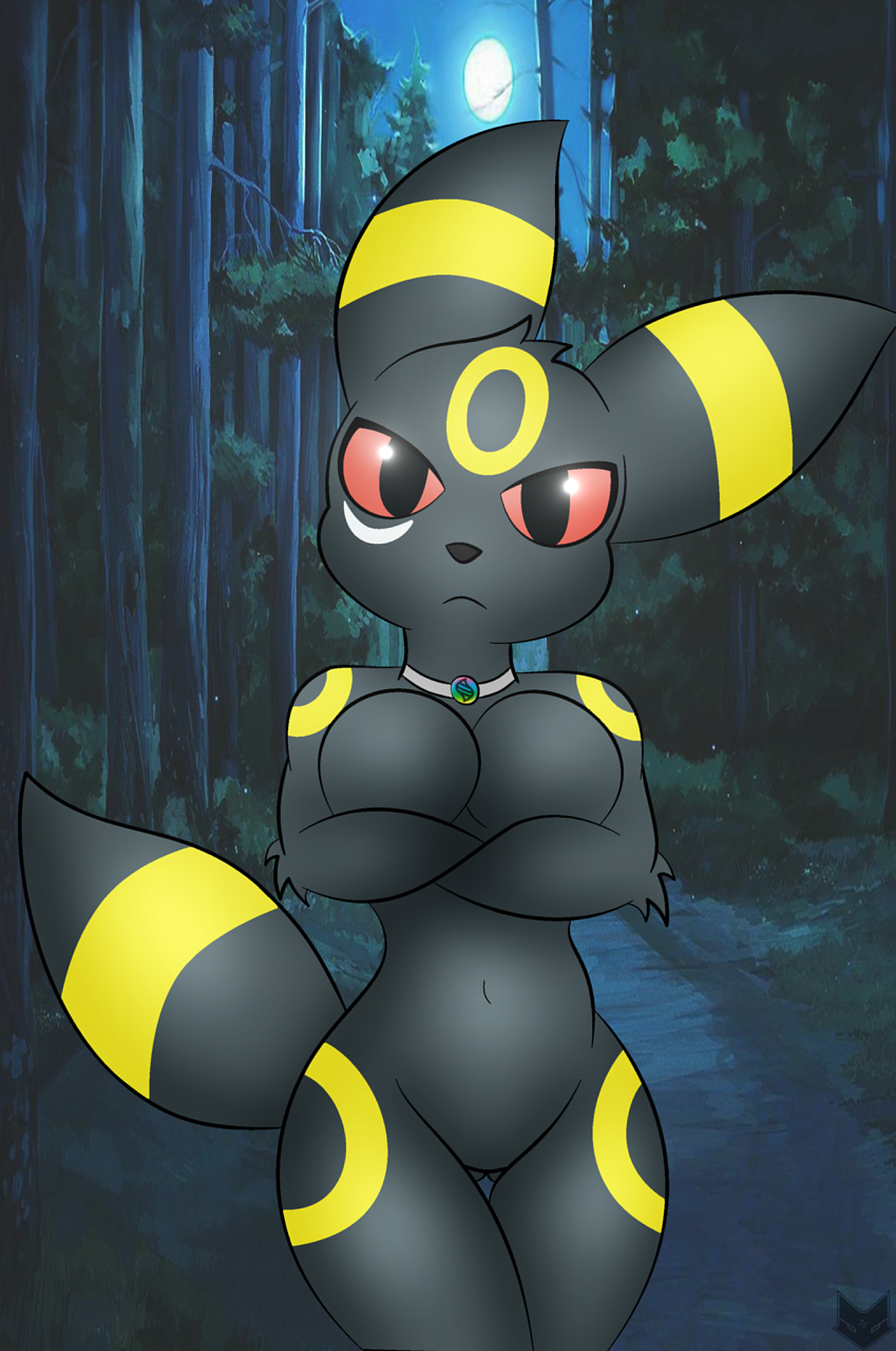 Image Commission Seren The Umbreon By Zinzoa D9w7psp Png