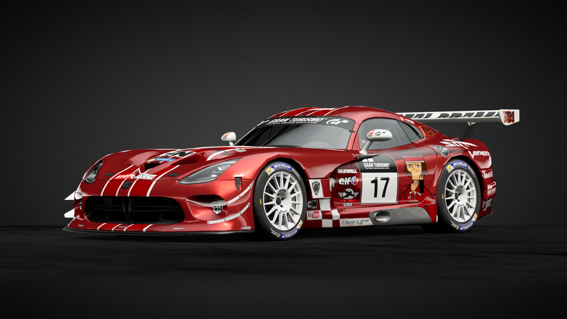 Dodge Srt No 17 Total Drama Livery Tyler Viper Gt3 R 15