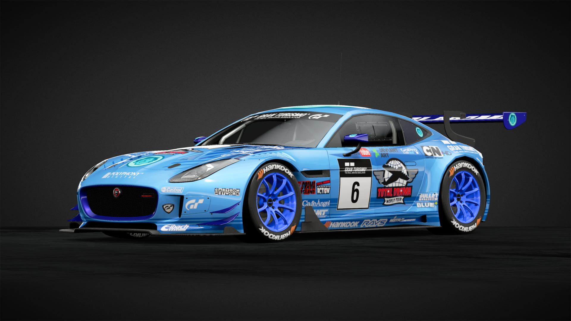 Jaguar F Type No 6 Total Drama World Tour Team Chris