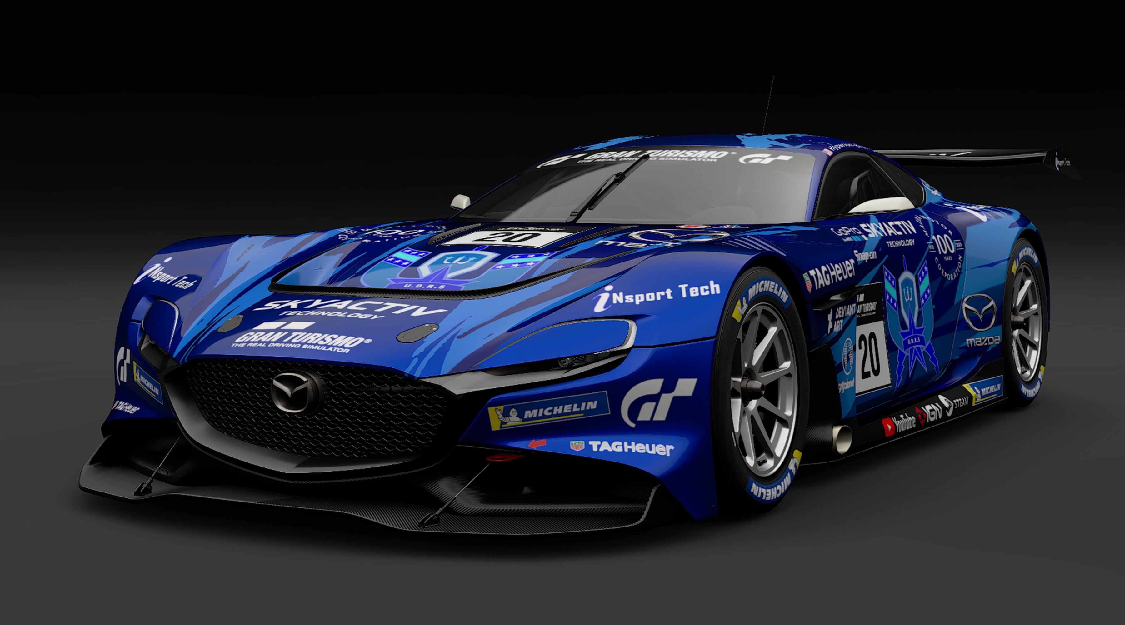 Mazda Rx Vision Gt3 Concept U D R S Insport Tech Hyperion Blue