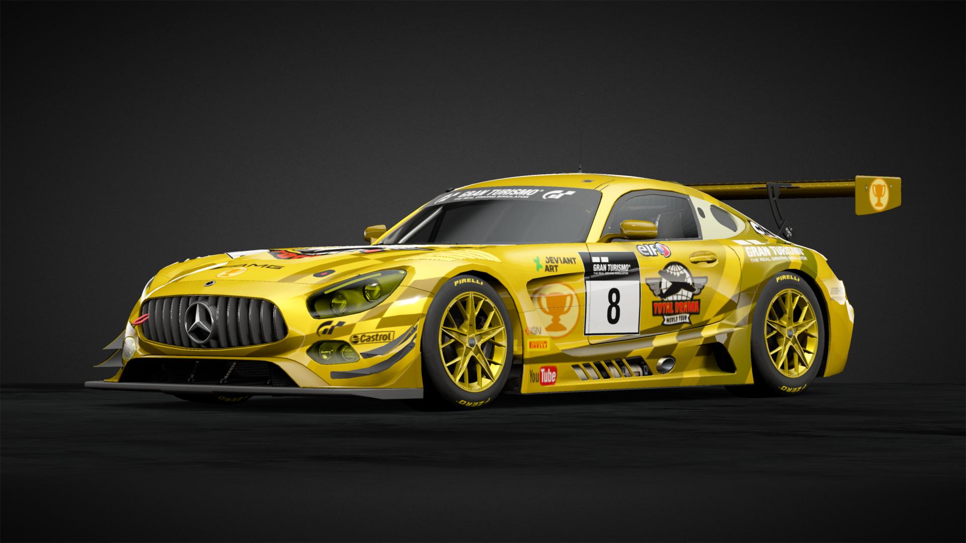 Mercedes Benz Amg Gt Gt3 No 8 Total Drama World Tour Team
