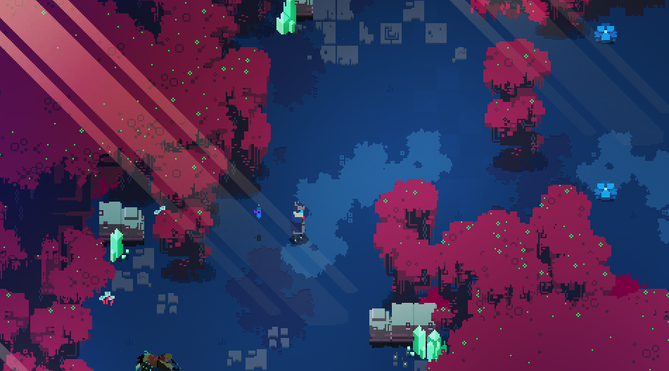 Hyper light drifter прохождение кристальный лес