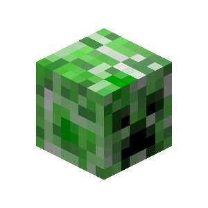 Transparent Creeper Head Png