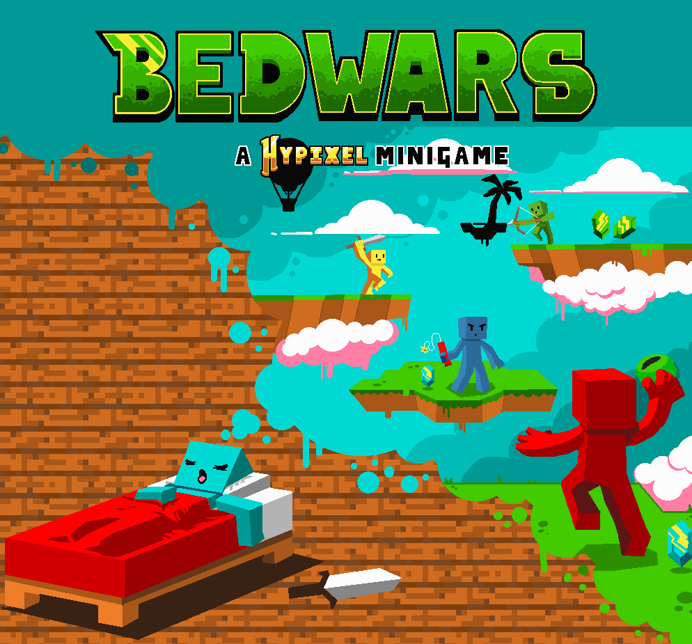 bedwars hypixel minigames tiermaker tutos lyna pixelart