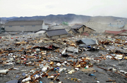 Tsunami damage in SF