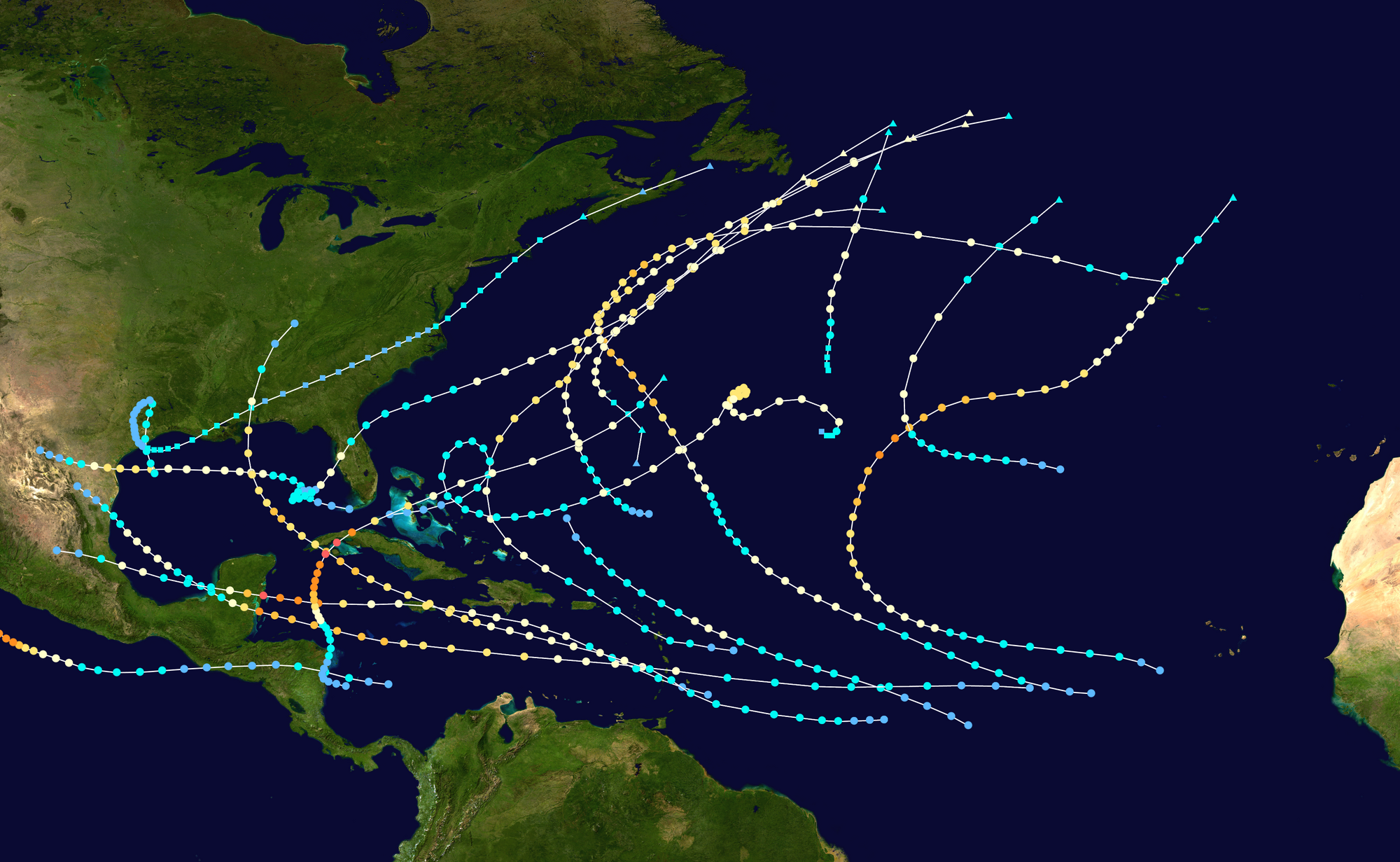 2001 WMHB Atlantic hurricane season (Sandy156) Hypothetical