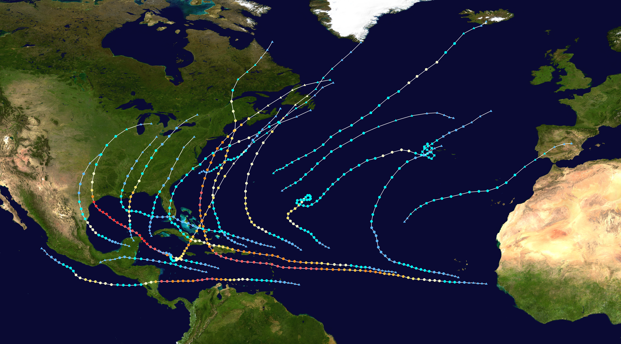 1997 Atlantic hurricane season (Hypercane's recreation) | Hypothetical ...