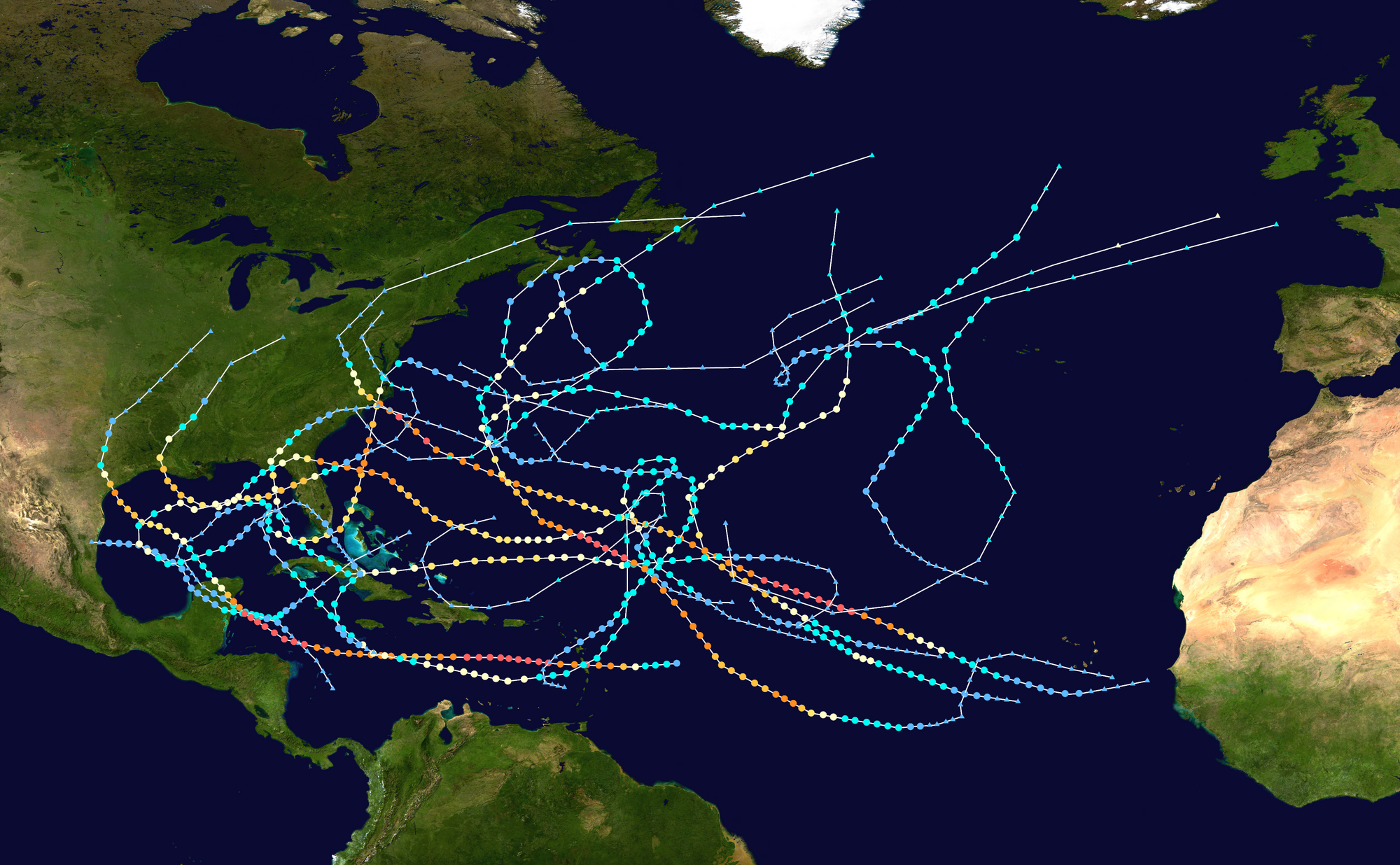 2025 Atlantic hurricane season (Sandy156) Hypothetical Hurricanes