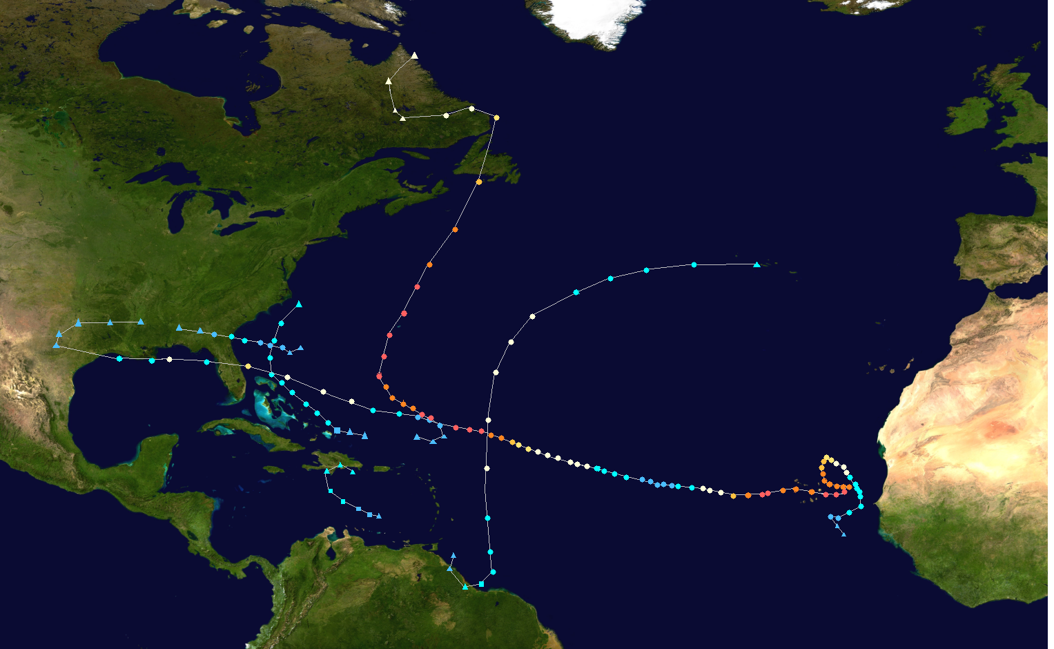 2023 Atlantic Hurricane Season (Bluecaner) | Hypothetical Hurricanes Wiki | Fandom