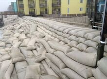 Sandbags in Oristano