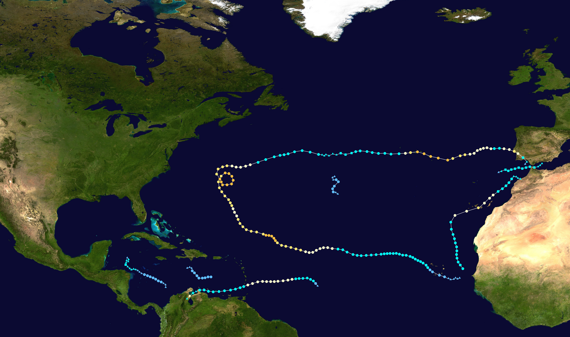 2025 Atlantic hurricane season (GoneRoux) Hypothetical Hurricanes