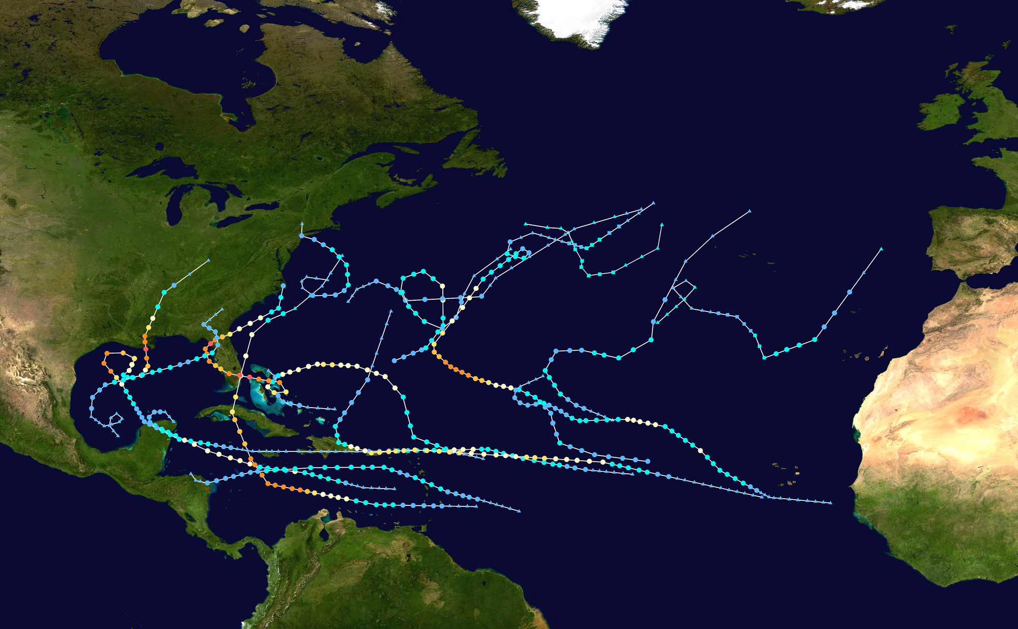 2023 Atlantic hurricane season (Sandy156) Hypothetical Hurricanes