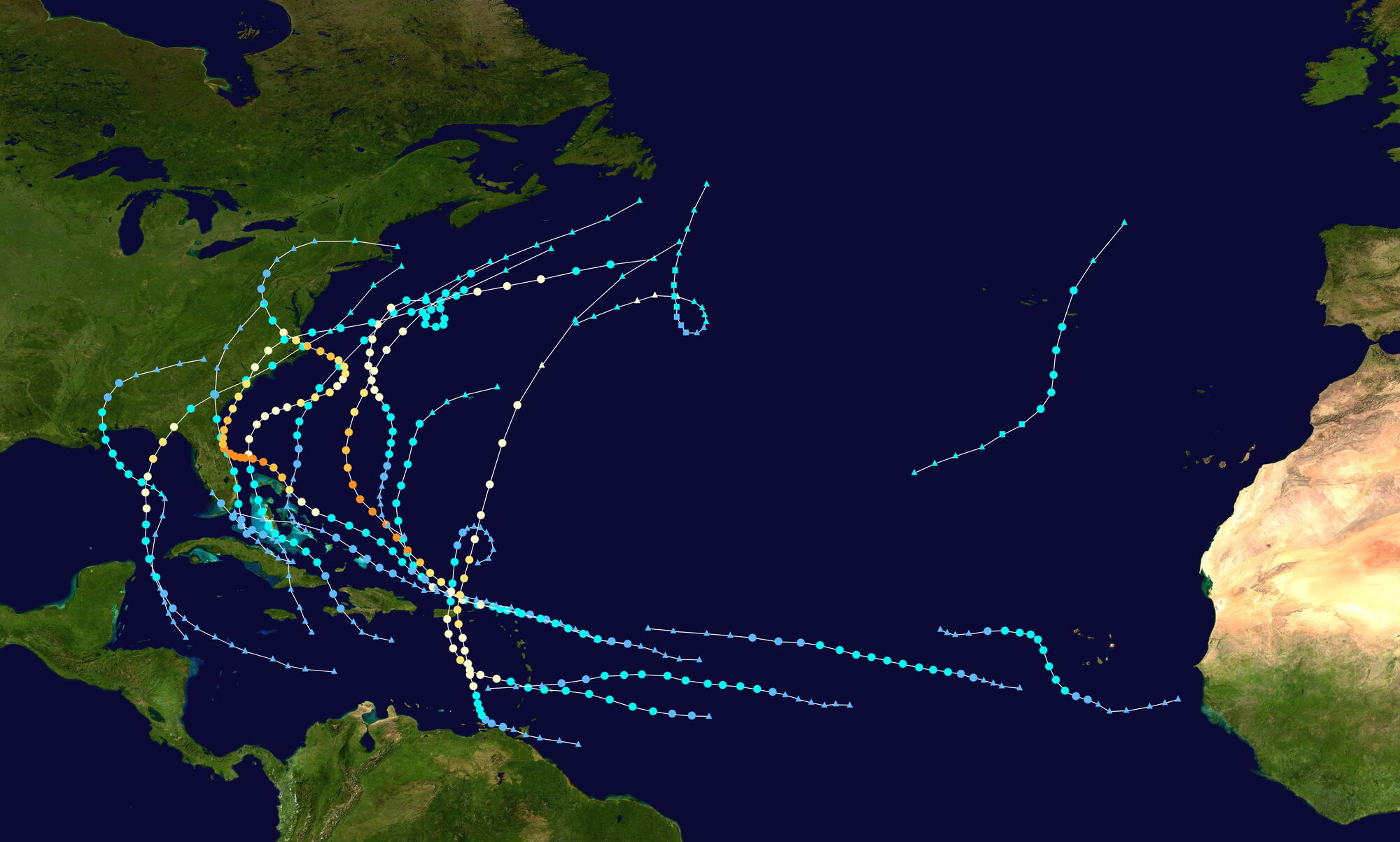 2025 Atlantic Hurricane Season (CycloneMC) Hypothetical Hurricanes