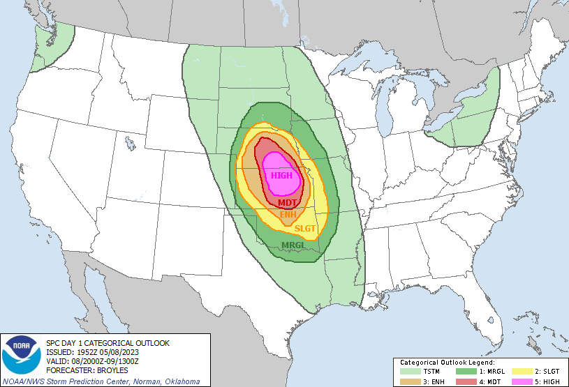 Tornado outbreak of May 67, 2023 Hypothetical Tornadoes Wiki Fandom