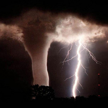 Tornado-and-lightning