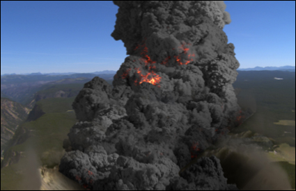8736 mega eruption  of Lake  Taupo  Hypothetical Volcanoes 