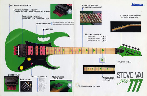 JEM777 | Ibanez Wiki | FANDOM powered by Wikia steve vai guitar wiring diagrams 