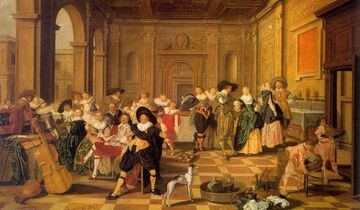 Banquet-scene-in-a-renaissance-hall
