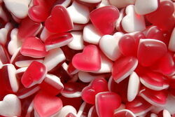 Gummy hearts