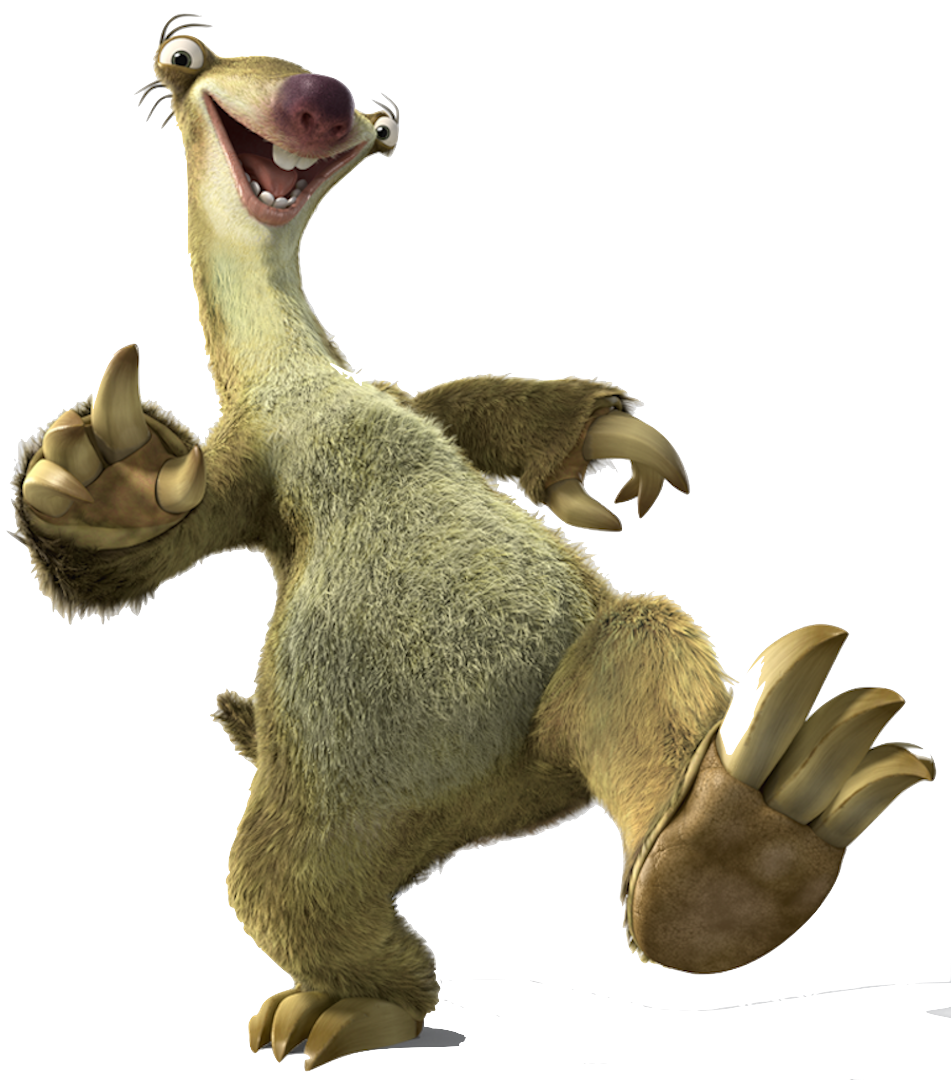 sid the sloth with eggs wallpaper hd