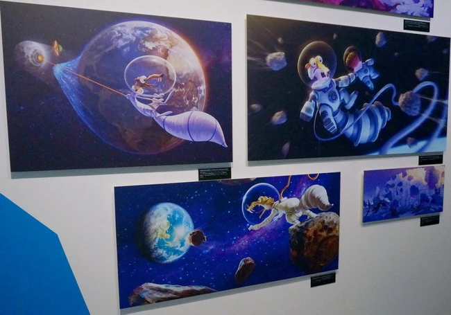 Image - Ice age collision course concept art scrat in space.JPG | Ice ...