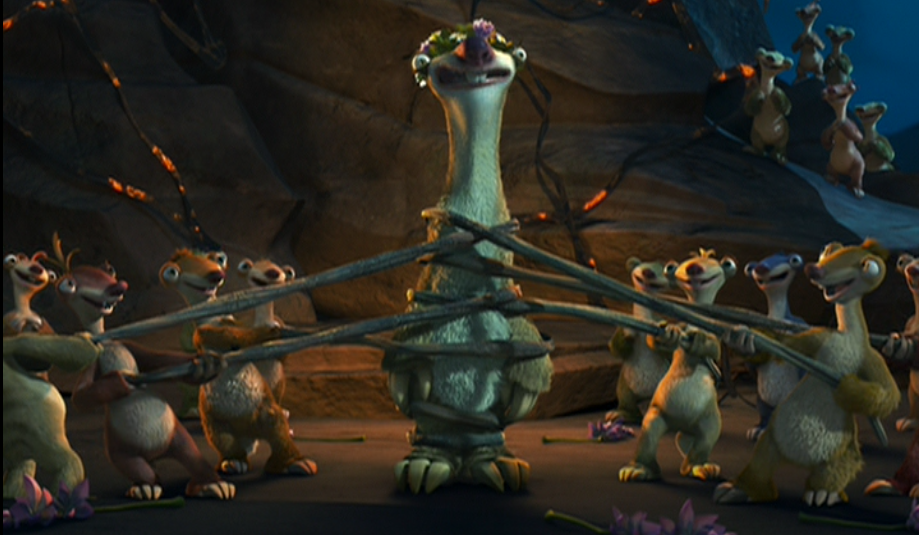 Image - Sid tied up by minisloths.png | Ice Age Wiki | FANDOM powered ...