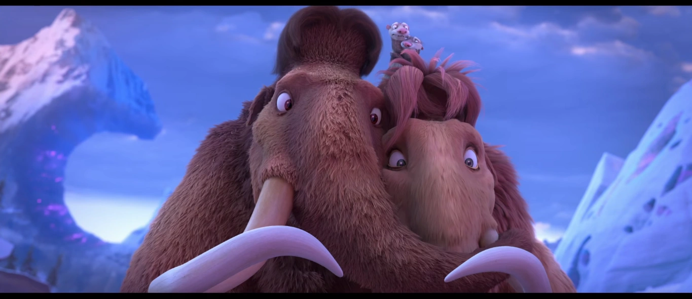 Image Manny, ellie, crash and eddie frightened.png Ice Age Wiki FANDOM powered by Wikia