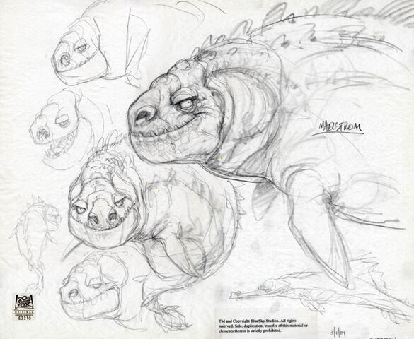 cretaceous and maelstrom coloring pages ice age the meltdown