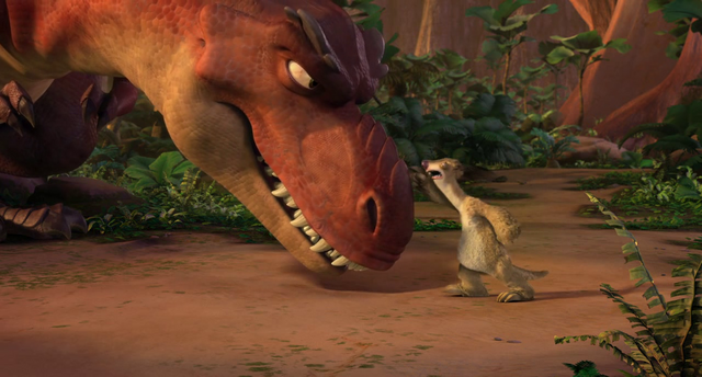 t rex from ice age