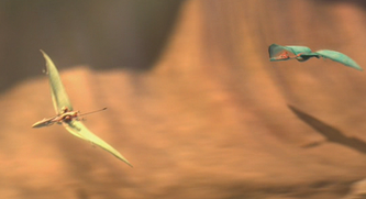 Pterosaur chase