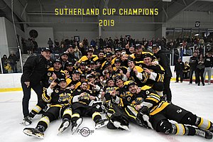 2019 GOJHL champions Waterloo Siskins