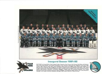 san jose sharks 1991