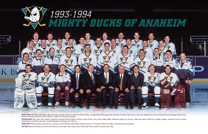 25th Anniversary Rematch Anaheim Ducks vs Detroit Red Wings