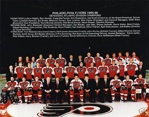 1995 96 philadelphia flyers season ice hockey wiki fandom 1995 flyers