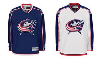 columbus blue jackets jersey history