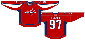 washington capitals jersey colors